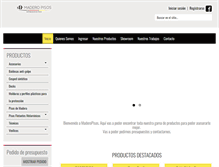 Tablet Screenshot of maderopisos.com